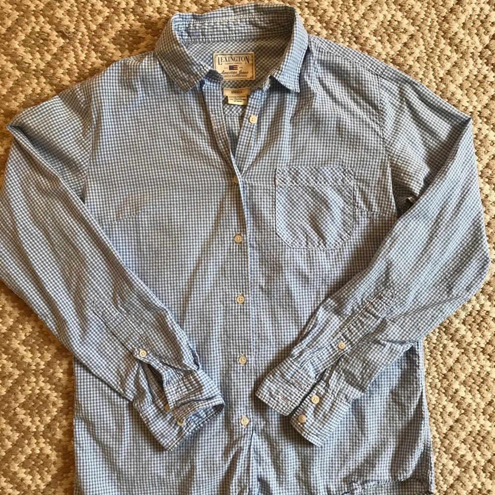 Lexington Clothing Co 100% Cotton Gingham Shirt S